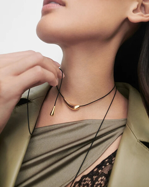 Půvabný šňůrkový náhrdelník Orbit Cord COB1-A18-U