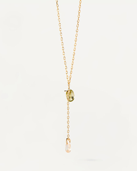 Elegante collana placcata oro Linda Colors CO01-863-U