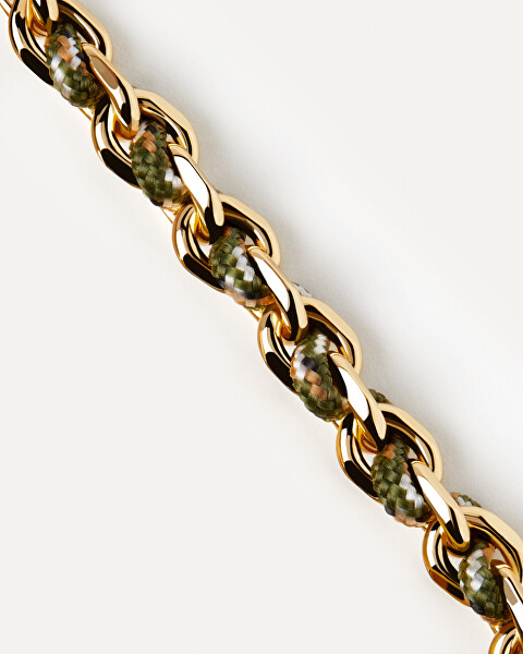 Elegante bracciale placcato in oro ROPES PU01-685-U