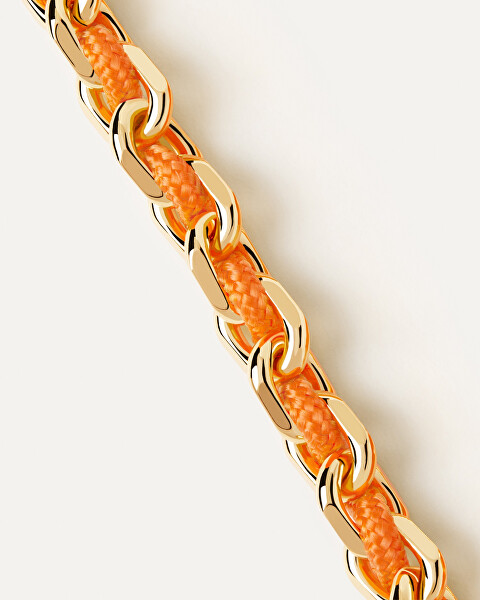 Elegante bracciale placcato in oro ROPES PU01-686-U