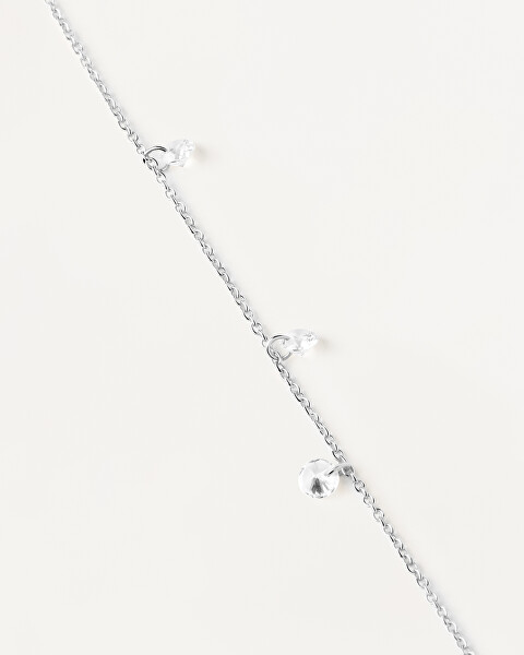 Csillogó ezüst karkötő medálokkal Joy Essentials PU02-594-U