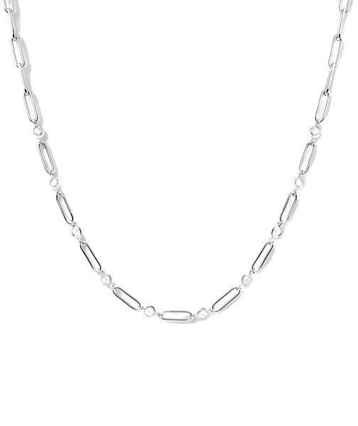 Elegante Silberkette mit Zirkonen MIAMI Silver CO02-466-U