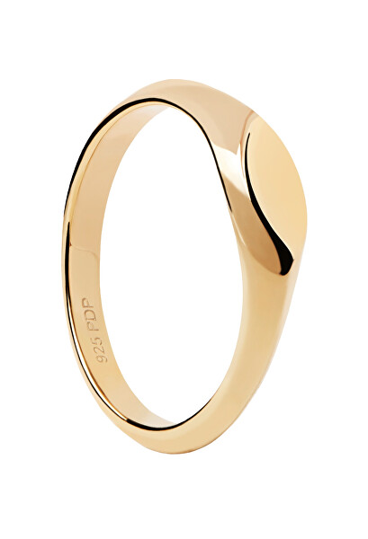 Minimalista aranyozott gyűrű Duke Vanilla AN01-A54