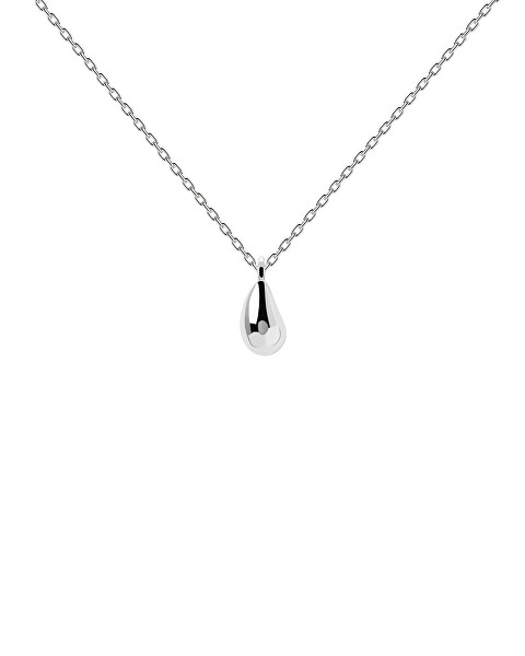 Minimalistický stříbrný náhrdelník Drop Essentials CO02-497-U (řetízek, přívěsek)