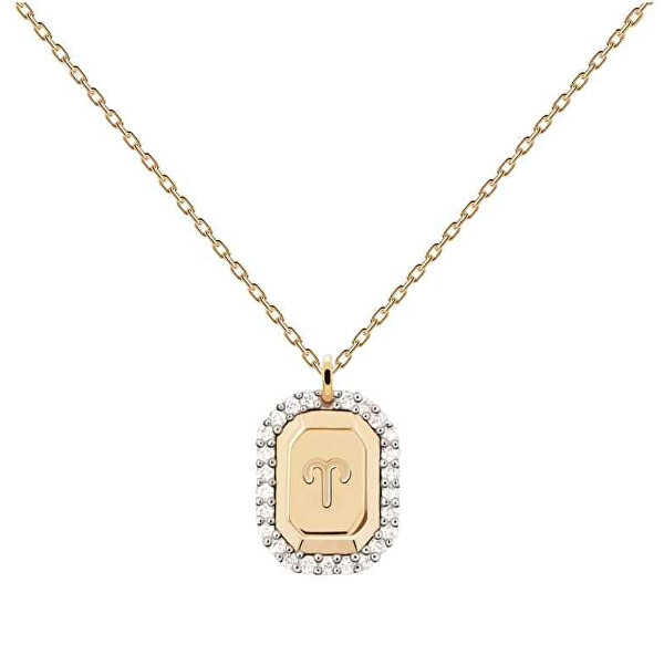 Originální pozlacený náhrdelník Beran ARIES CO01-568-U (řetízek, přívěsek)