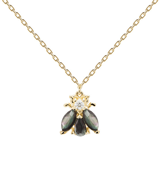 Originální pozlacený náhrdelník s překrásnou včelkou ZAZA Gold CO01-198-U