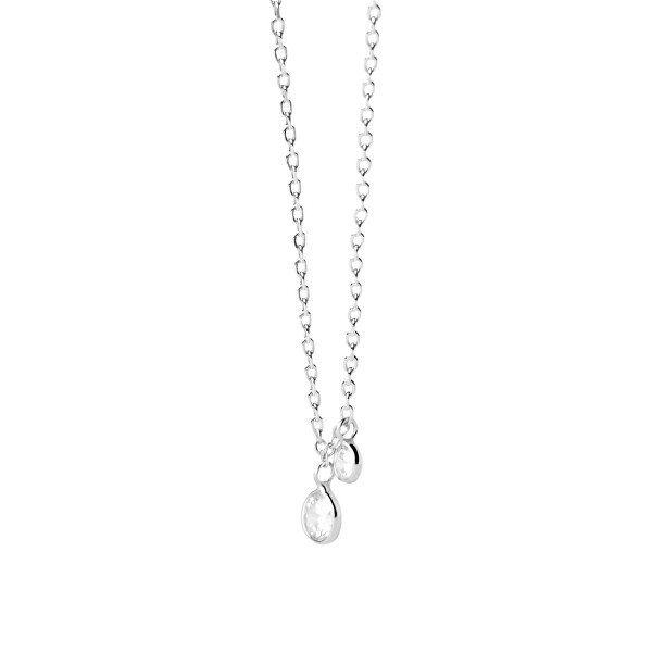 Pôvabný pozlátený náhrdelník Bliss Essentials CO02-601-U (retiazka, prívesok)