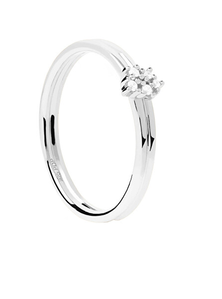 Pôvabný strieborný prsteň so zirkónmi NOVA Silver AN02-615