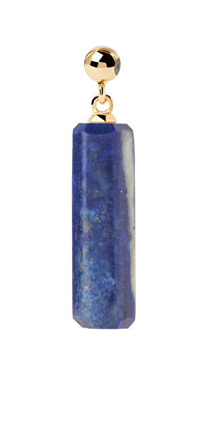 Schicker vergoldeter Anhänger Lapis Lazuli Charms CH01-094-U