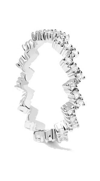 Anello in argento con zirconi ZIPPER Silver AN02-685
