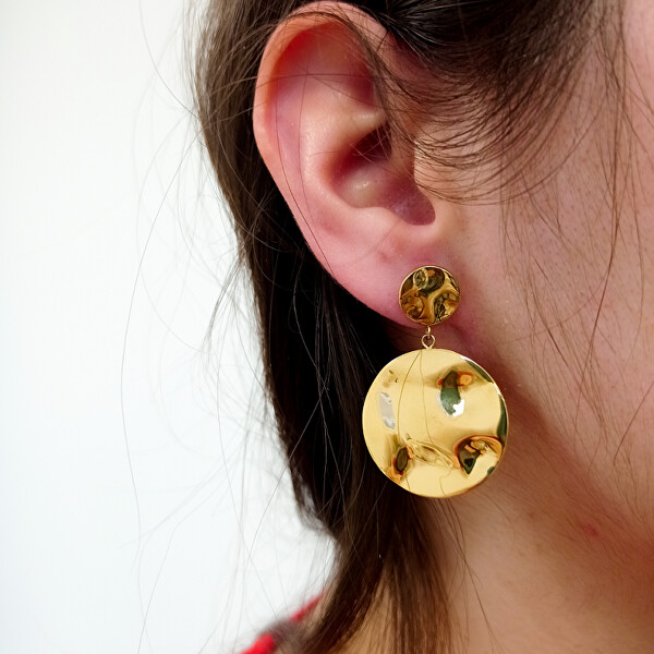 Eleganti orecchini placcati in oro Echo BJ10A2201