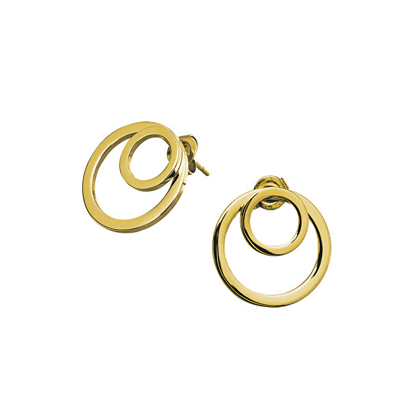 Minimalisti orecchini placcati in oro Seduction BJ02A2201