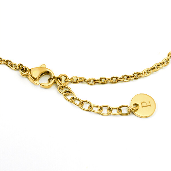 Romantický pozlátený náhrdelník s achátom Multiples BJ06A0231