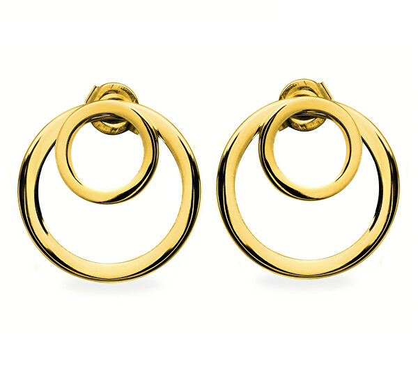 Minimalisti orecchini placcati in oro Seduction BJ02A2201