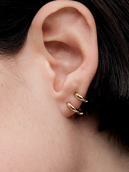 Dvojité pozlacené kruhy Essence Shine 263280C00