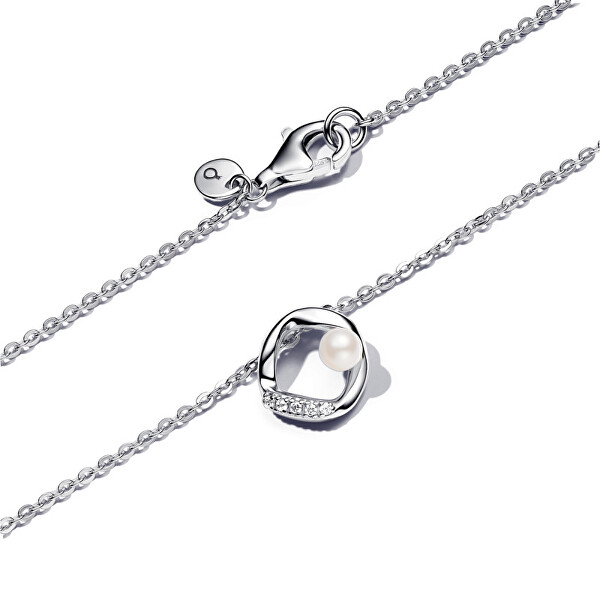 Collana in argento con perla coltivata 393303C01