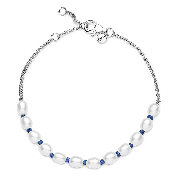 Elegante bracciale in argento con perle d'acqua dolce 591689C01