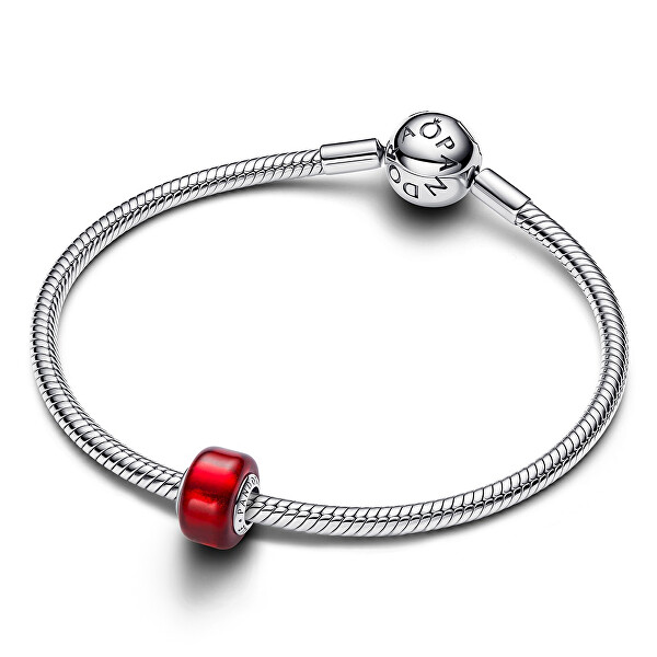 Krásný korálek z červeného muranského skla Moments 794425C00