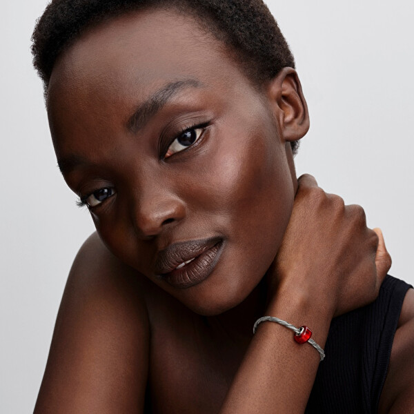 Krásný korálek z červeného muranského skla Moments 794425C00