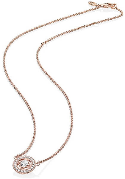 Luxusní bronzový náhrdelník 380523CZ-45