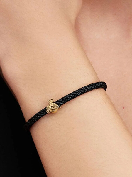 Pozlacený mini korálek Včelka Shine Moments 764524C00