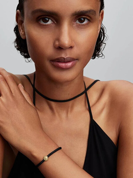 Pozlacený mini korálek Zeměkoule Shine Moments 764529C00