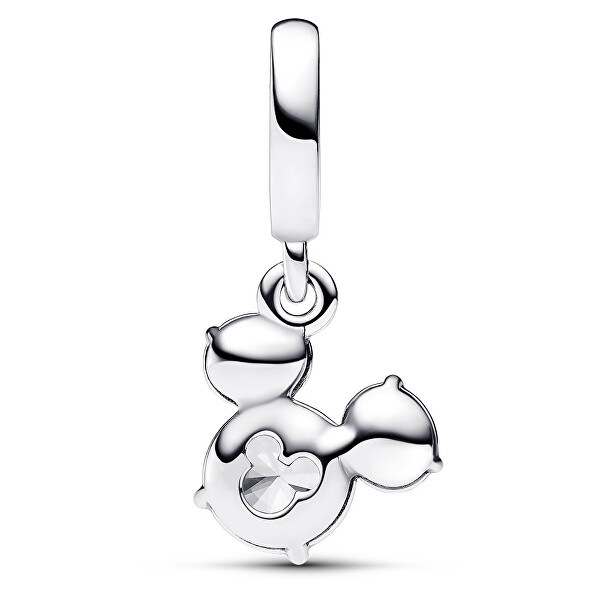 Affascinante ciondolo in argento Mickey e Minnie Mouse Disney 793031C01