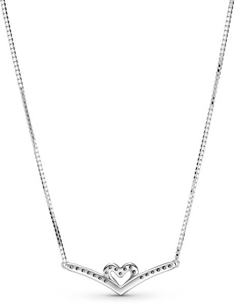 Romantische Silberkette für Frauen 399273C01-45