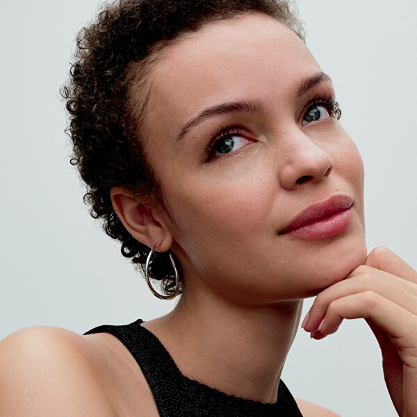 Stříbrné kruhové náušnice Essence 293299C00