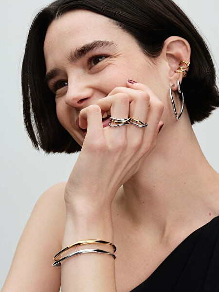 Stříbrné kruhové náušnice Essence 293299C00