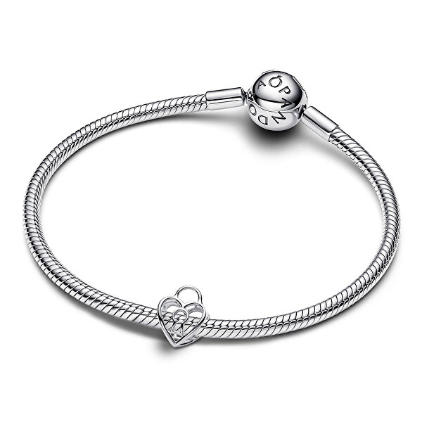 Stříbrný korálek Srdíčkový zámek Moments 794358C00
