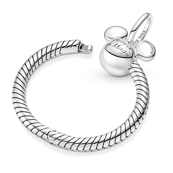 Ezüst nyaklánc medál gyöngyökre Mickey Mouse Disney 390076C00
