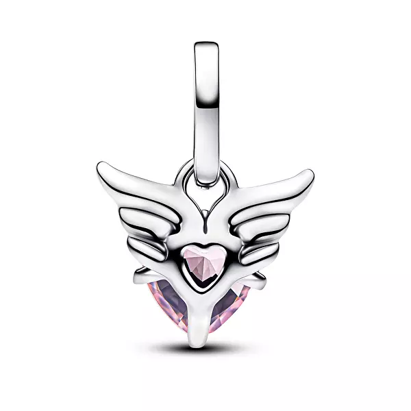 Stříbrný přívěsek Okřídlené srdíčko ME 793626C02