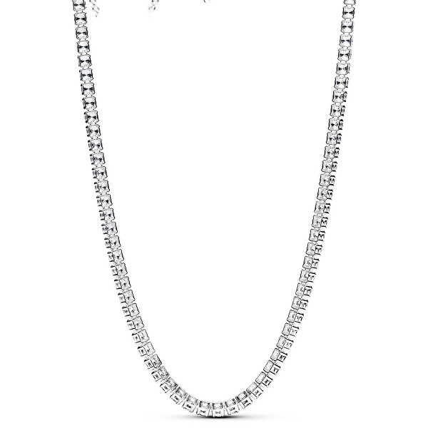 Tenisový stříbrný náhrdelník choker Timeless 393806C01-40