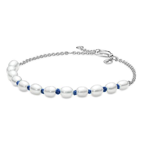 Elegante bracciale in argento con perle d'acqua dolce 591689C01