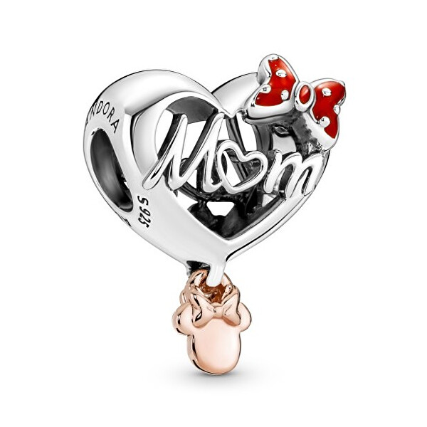 Hravý korálek Srdíčko s myškou Minnie Disney 781142C01
