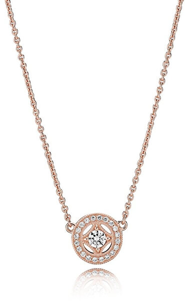 Luxusné bronzový náhrdelník 380523CZ-45
