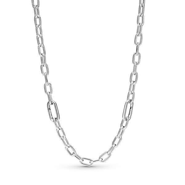 Módní stříbrný náhrdelník na přívěsky Me 399685C00-50