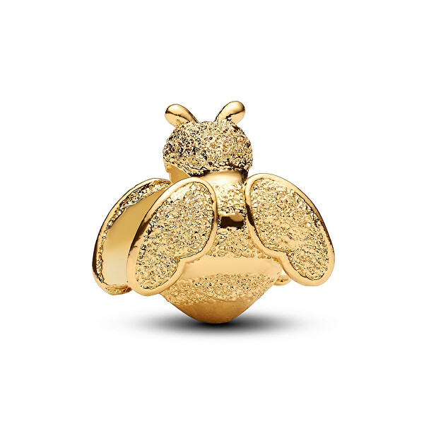 Pozlacený mini korálek Včelka Shine Moments 764524C00