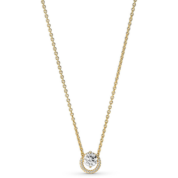 Pozlátený náhrdelník so zirkónmi Shine Timeless 361174C01-45