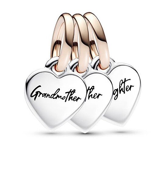 Set fermecător de pandantive pentru bunică, mamă și fiică Moments 782648C00