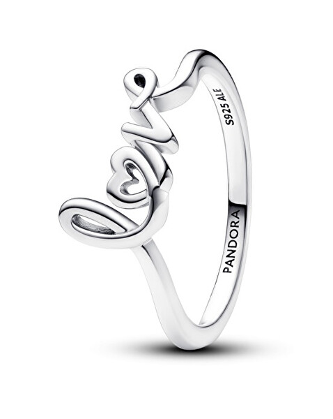 Romantický stříbrný prsten Love Moments 193058C00