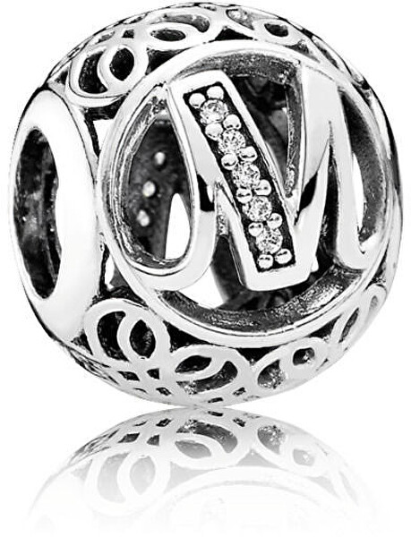Stříbrný korálek "M" 791857CZ