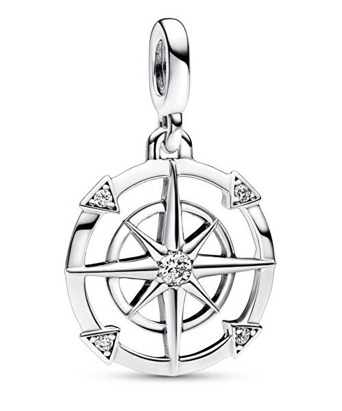 Charm pendente in argento Bussola Me 792693C01