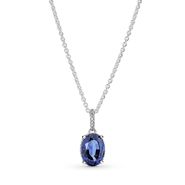 Stříbrný náhrdelník ve stylu vévodkyně Kate Timeless 390055C01-45 (řetízek, přívěsek)