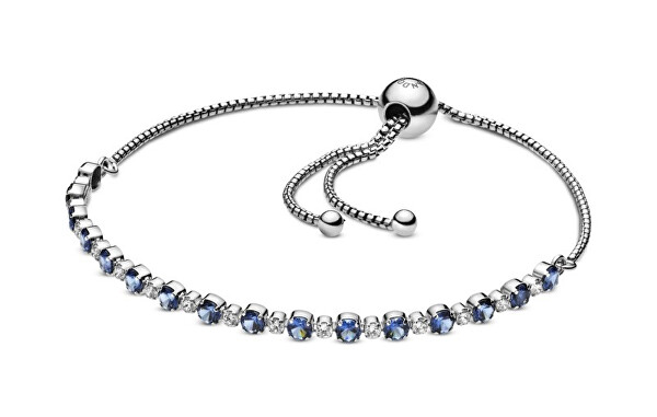 Bracciale regolabile in argento con zirconi cubici Timeless 599377C01