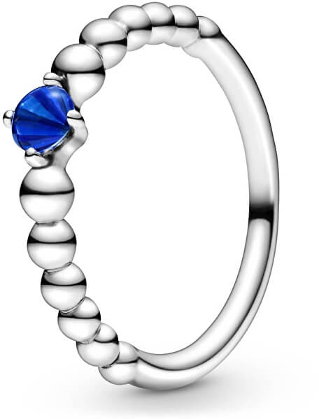 Strieborný prsteň pre ženy narodené v septembri 198867C12