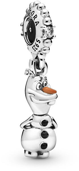 Stříbrný visací přívěsek Olaf Disney Moments 798455C01