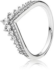 Stylový stříbrný prsten s třpytivými kamínky Timeless 197736CZ