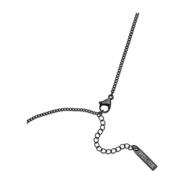 Čierny oceľový náhrdelník pre mužov Motive PEAGN0035902